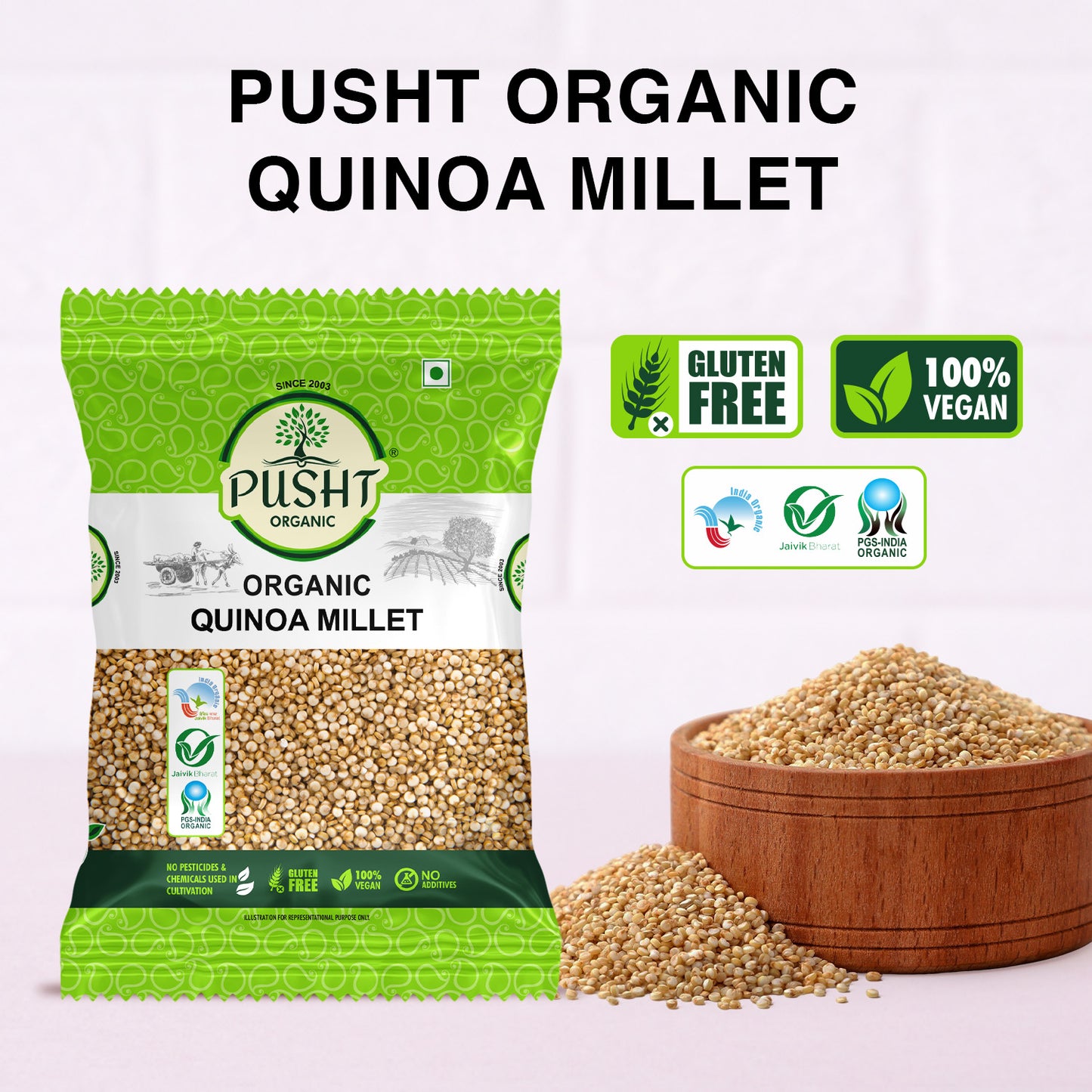 Pusht Organic Quinoa Millet