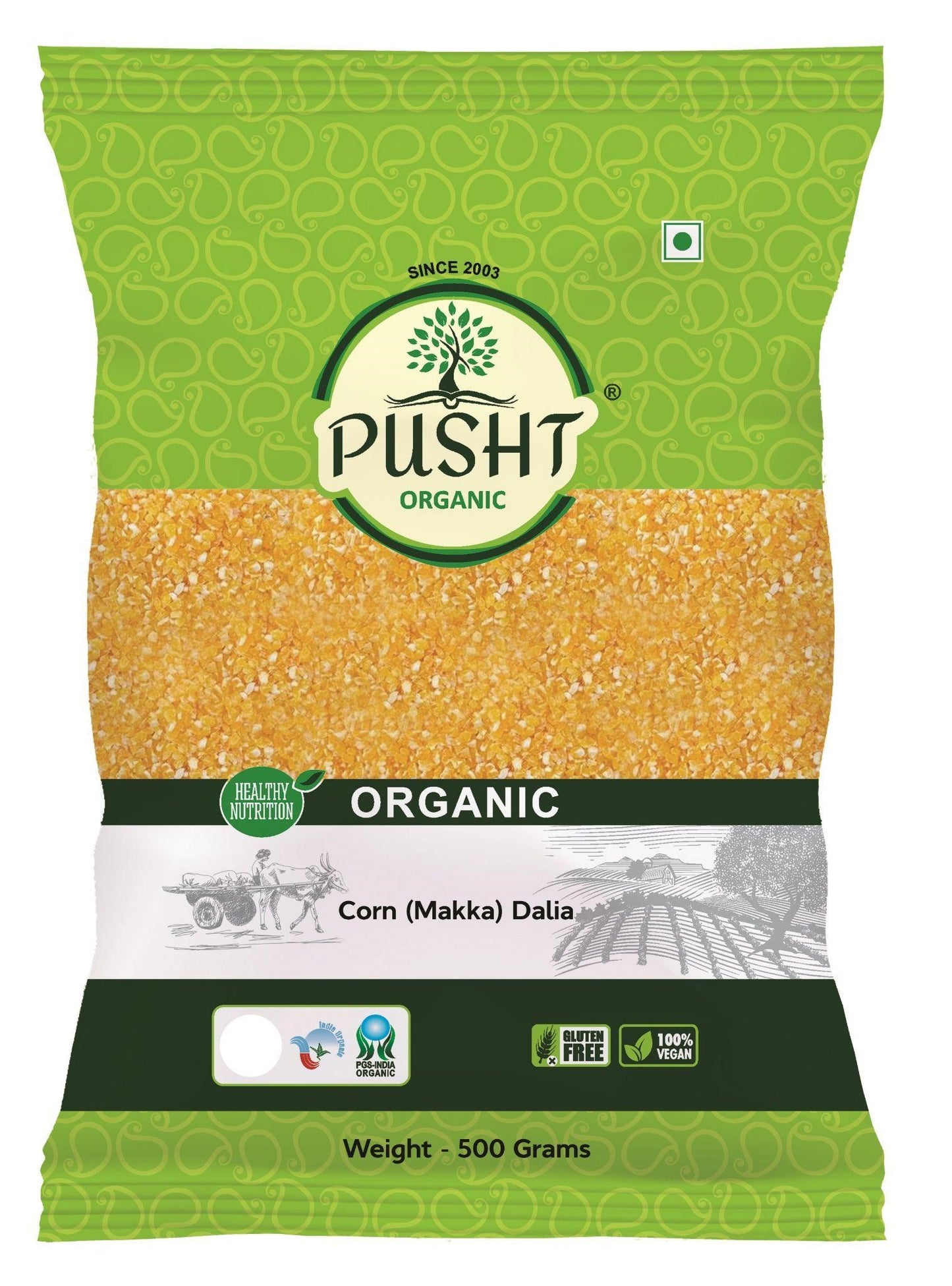 Pusht Organic Corn (Makka) Dalia