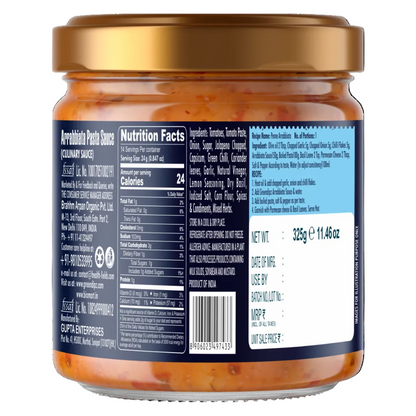 Greendipz Arrabbiata Pasta Sauce 325 Gm