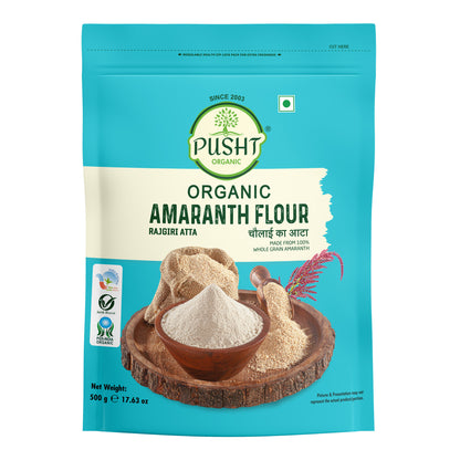 Pusht Organic Amaranth Chaulai Millet Flour 500g
