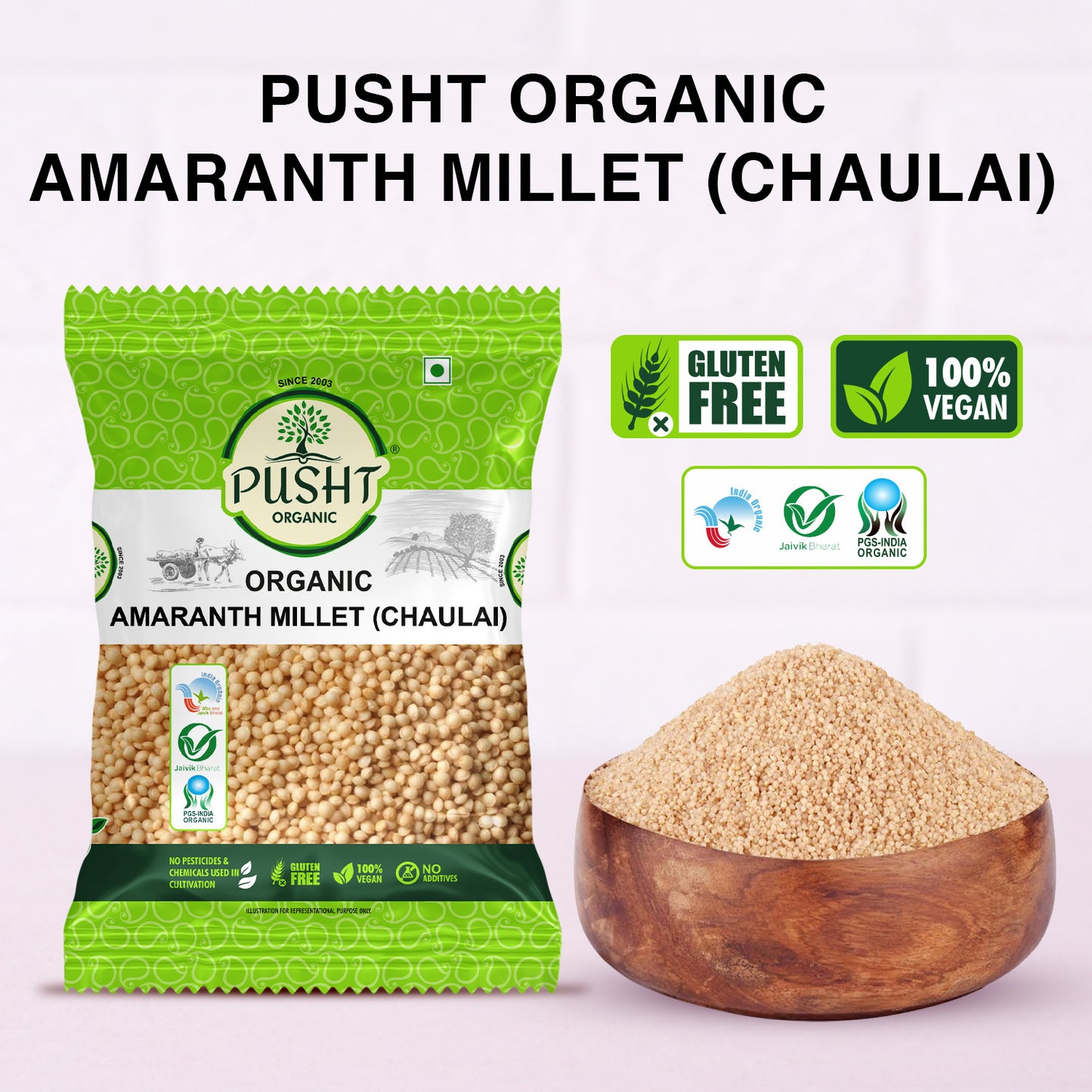 Pusht Organic Amaranth (Chaulai)
