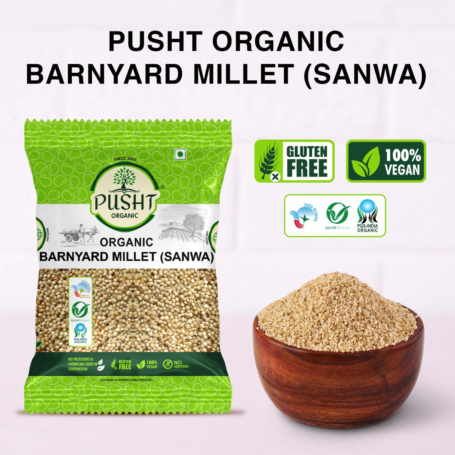 Pusht Organic Barnyard (Sanwa)millet
