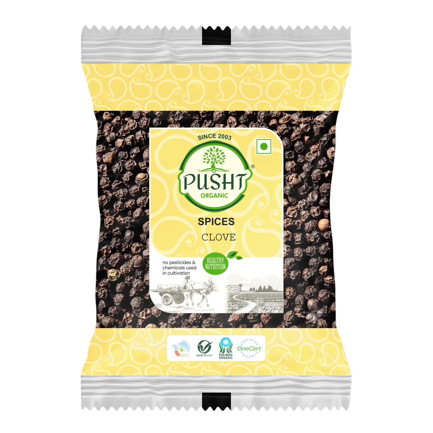 Pusht Organic Black pepper 100g