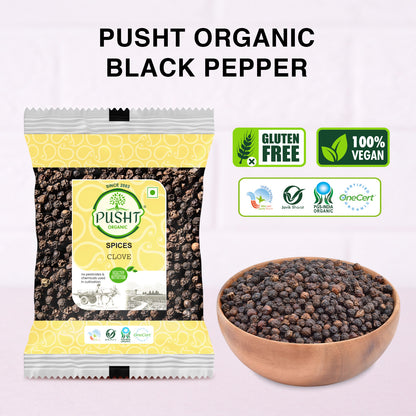 Pusht Organic Black pepper 100g