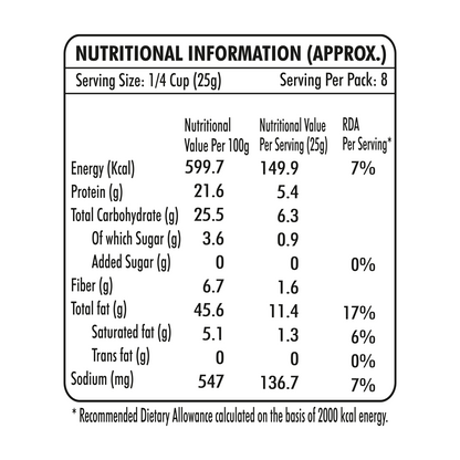 CaveMan Organic Roasted Cashews 200gm