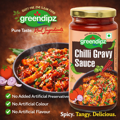 Greendipz Chili Gravy Sauce 240 Gm