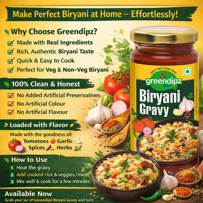 Greendipz Biryani Gravy 240 Gm