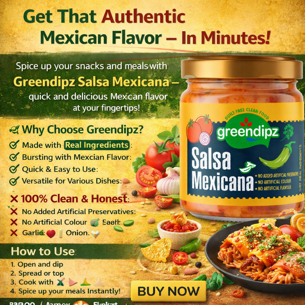 Greendipz Salsa Mexicana 325 Gm