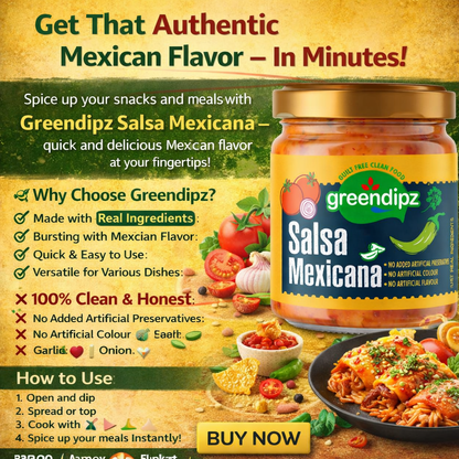 Greendipz Salsa Mexicana 325 Gm