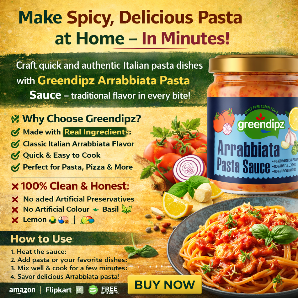 Greendipz Arrabbiata Pasta Sauce 325 Gm