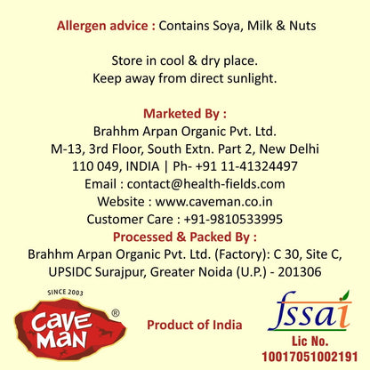 Organic Caveman Millet Cookies Marketed By