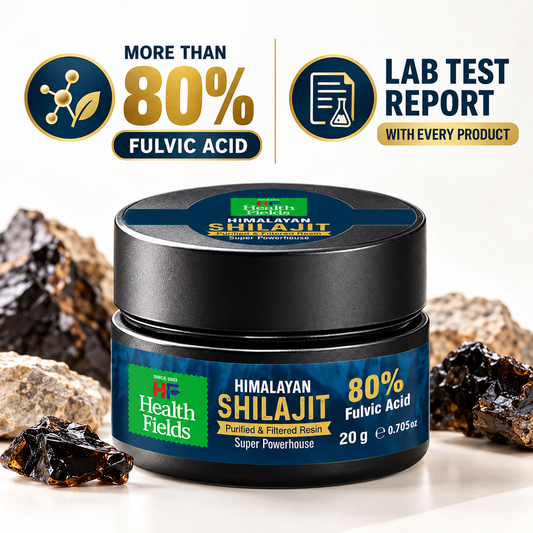 Healthfields Himalayan Shilajit Resin – Purified & Filtered | 20g