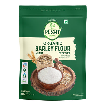 Pusht Organic Barley Flour 500gm