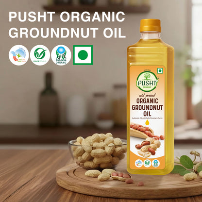 Pusht Organic Groundnut Oil