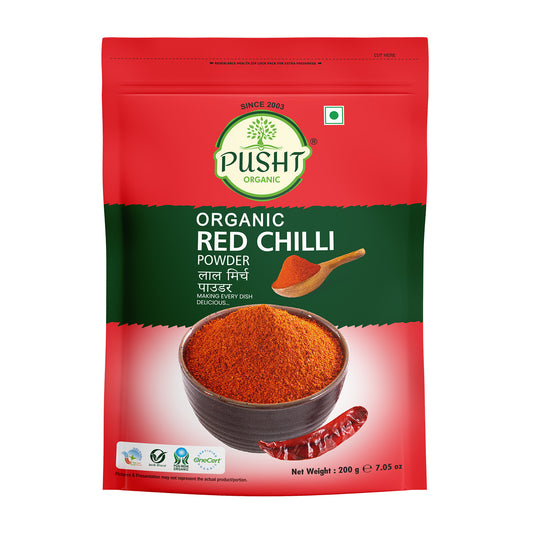 Pusht Organic Red Chilli Powder