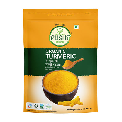 Pusht Organic Turmeric Powder