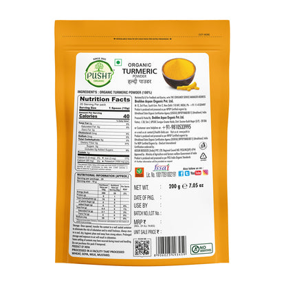 Pusht Organic Turmeric Powder