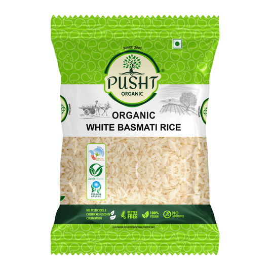 Pusht Organic White Basmati Rice