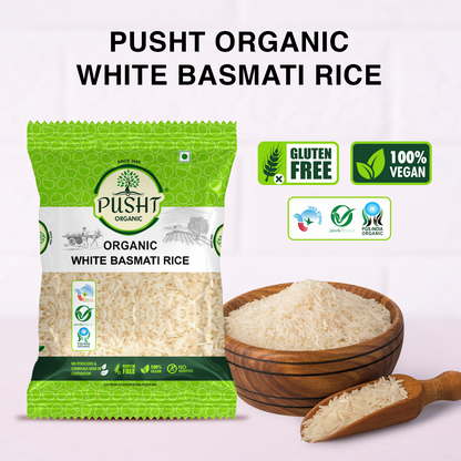 Pusht Organic White Basmati Rice