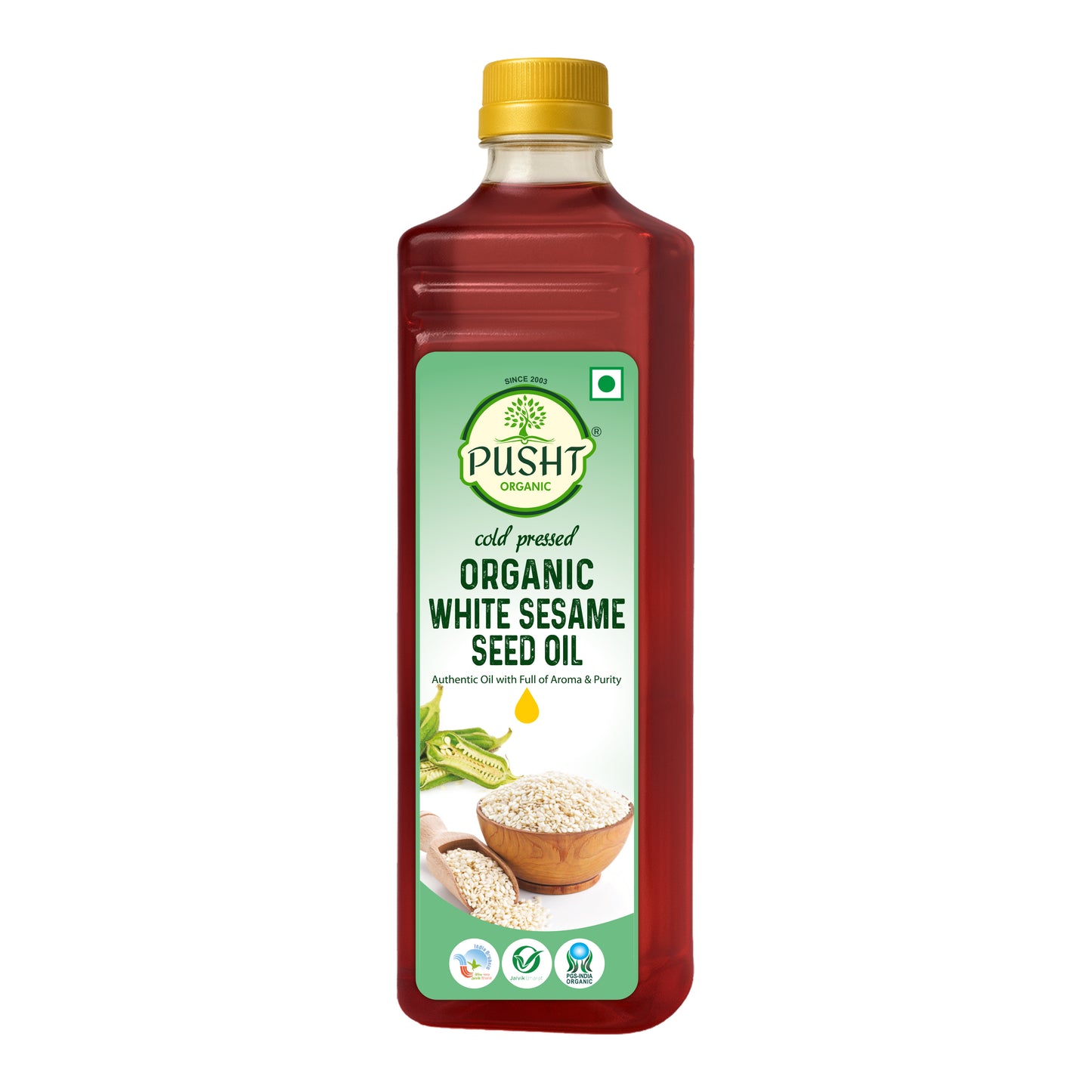 Pusht Organic White Sesame Oil