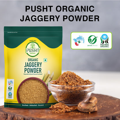 Pusht Organic Jaggery Powder 500gm