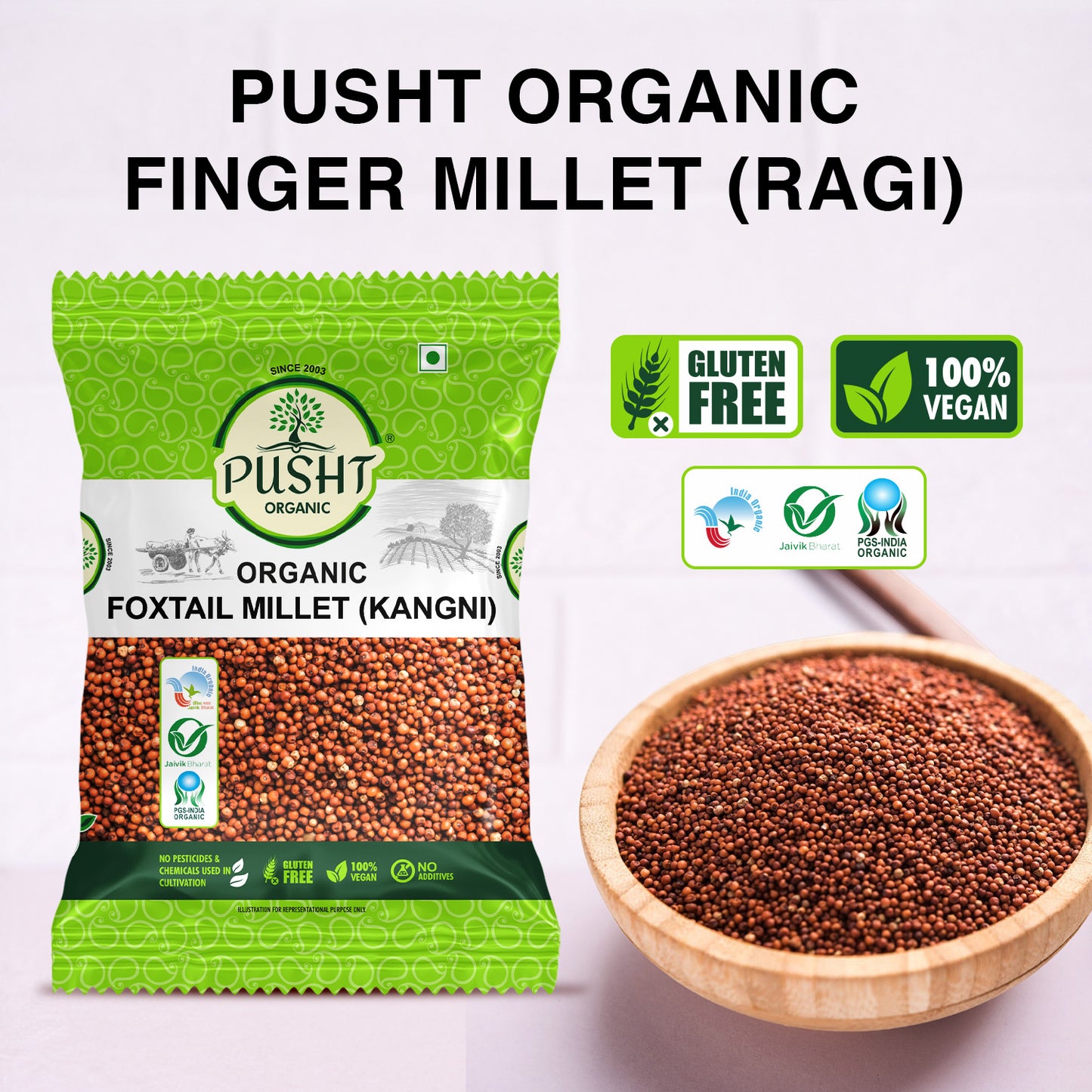 Pusht Organic Ragi Millet
