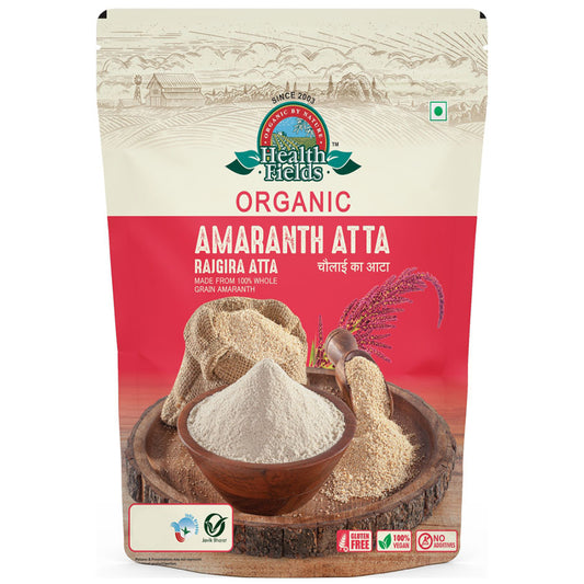 Health Fields Organic Amaranth Flour | Rajgira Atta - 500Gm