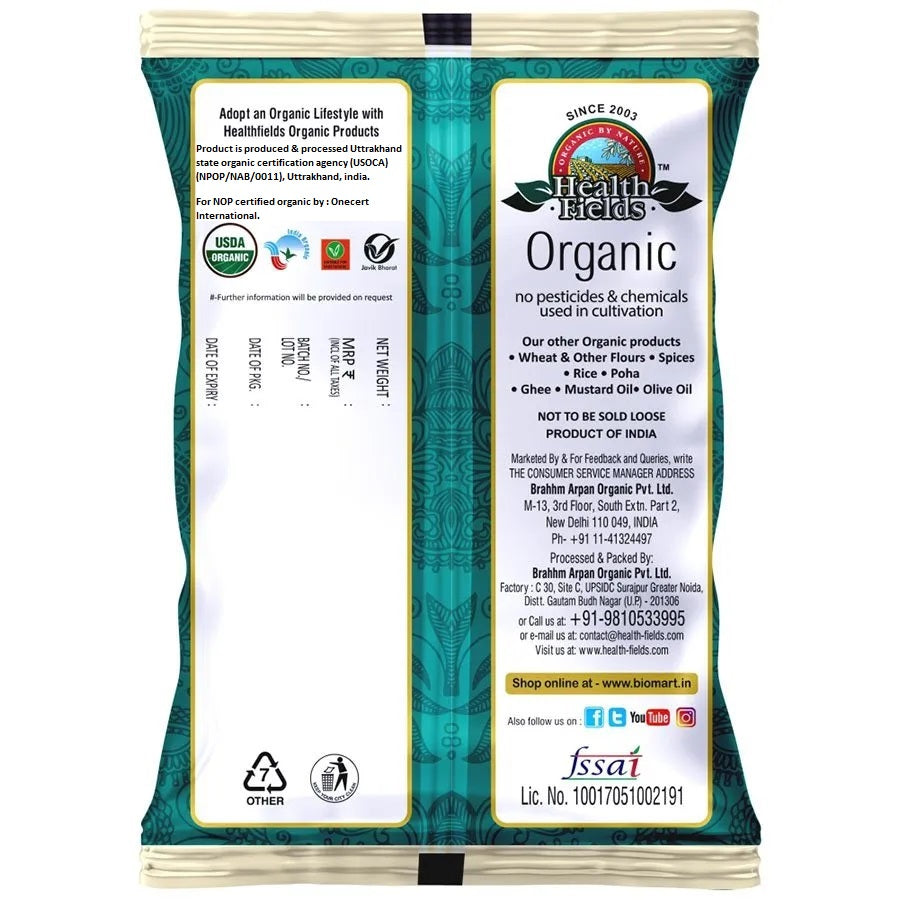 Health Fields Organic Urad Chilka Dal