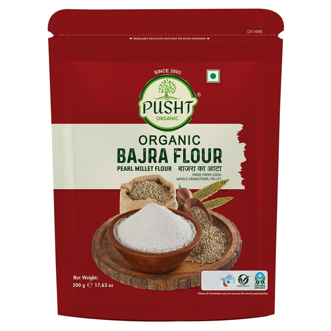 Pusht Organic Bajra flour