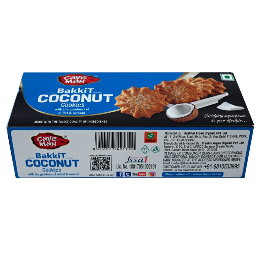 caveman bakkit coconut cookies info