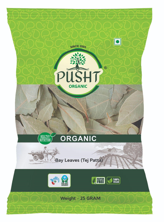 Pusht Organic Bay Leaves(Tej Patta)