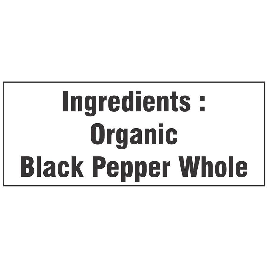 black pepper whole ingredients