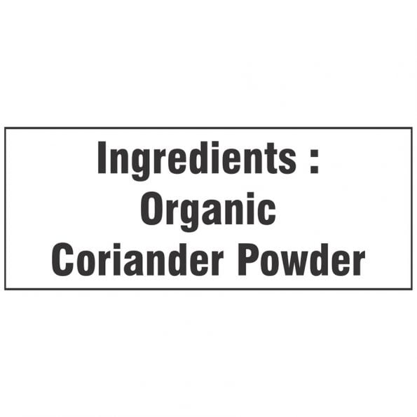 coriander powder ingredients