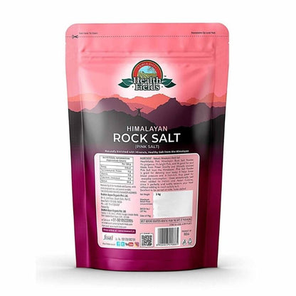 Health Fields Organic Himalayan Rock Pink Salt | 1Kg Pouch