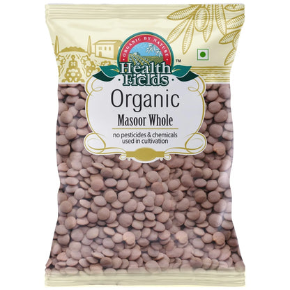HealthFields Organic Masoor Whole Dal