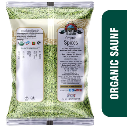 Health Fields Organic Saunf | Fennel Seeds