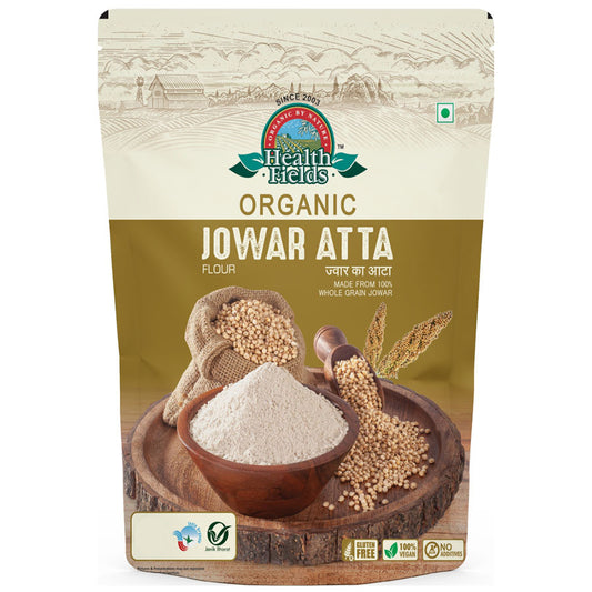 Health Fields Organic Jowar Atta | Sorghum Atta - 500Gm
