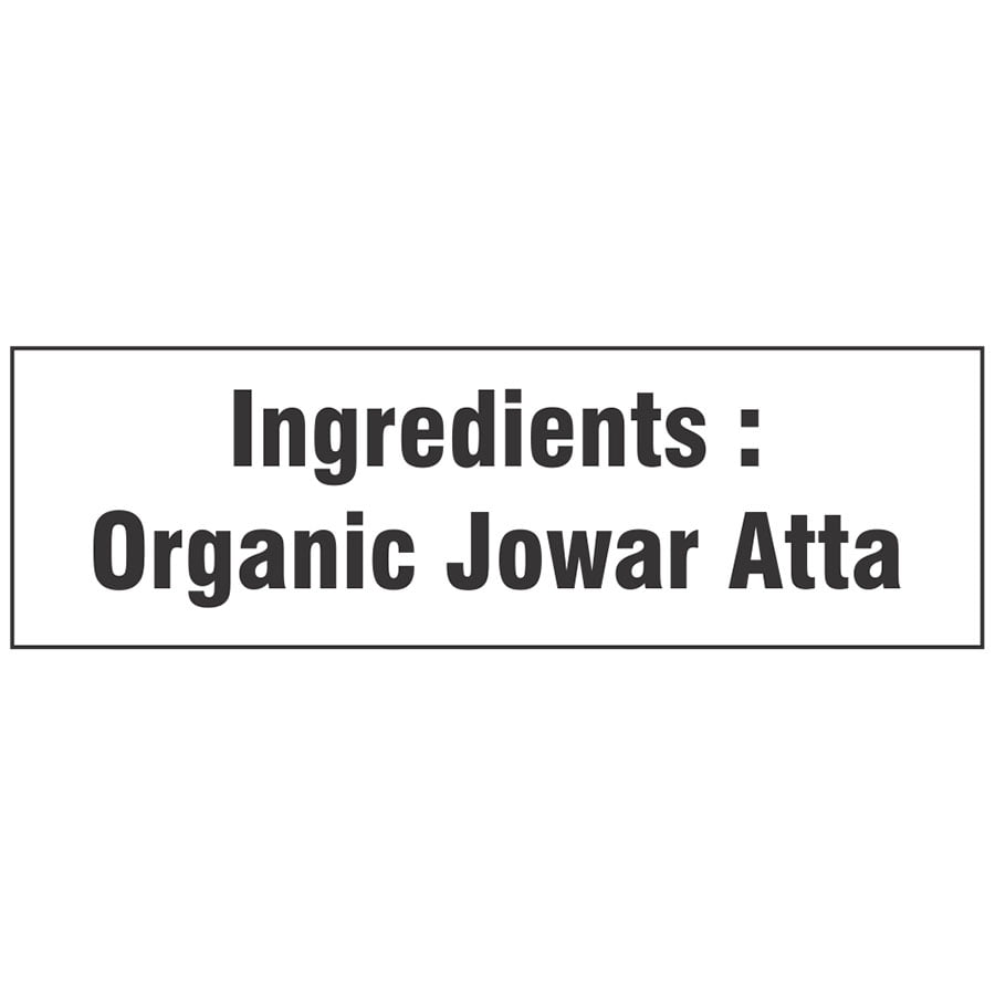 organic jowar atta ingredients