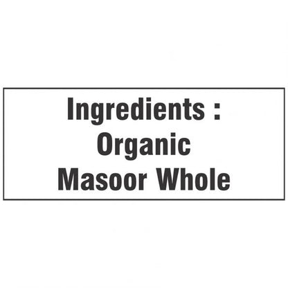 masoor whole ingredients