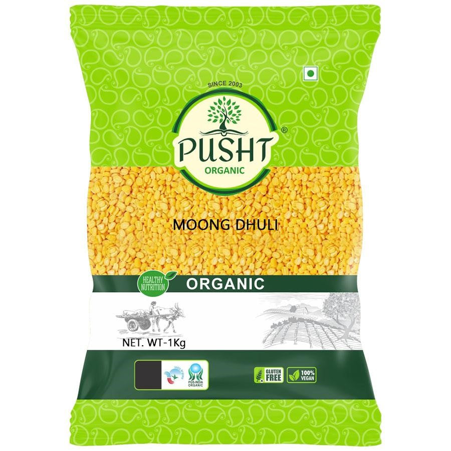 Pusht Organic Moong Dhuli