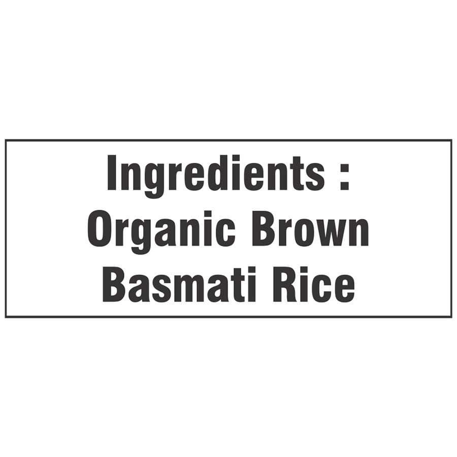 Health Fields Organic Brown Basmati Rice - 1Kg