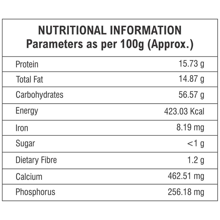 organic chicken masala nutritional value