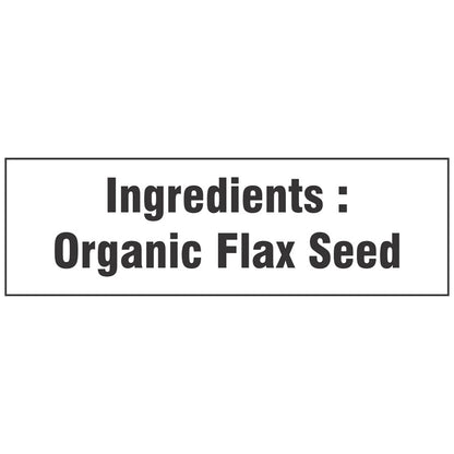 organic ground flaxseed