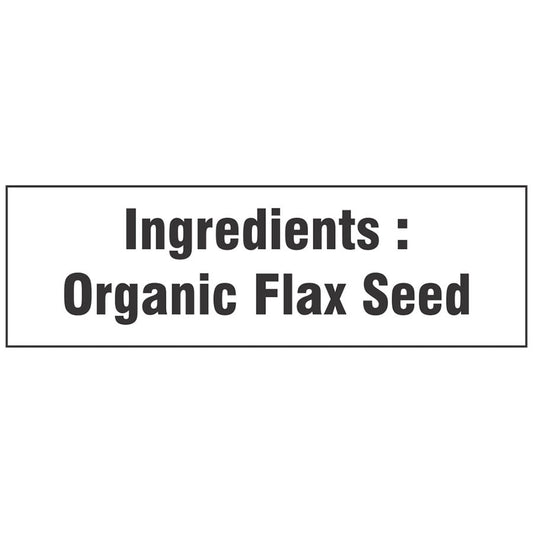 organic ground flaxseed