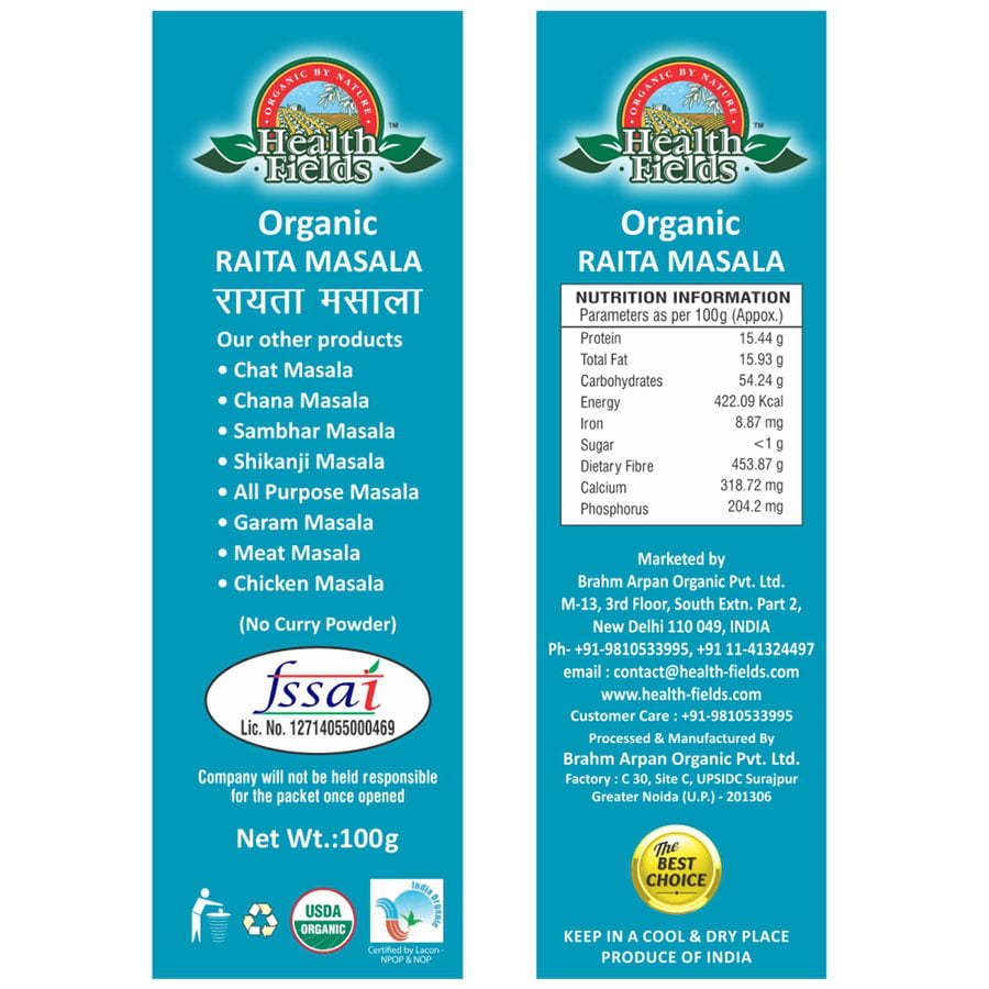 organic raita masala side image