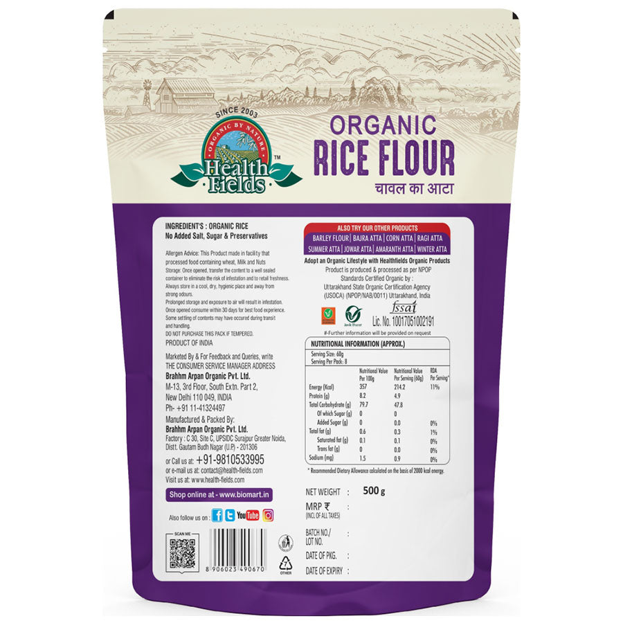 organic rice flour