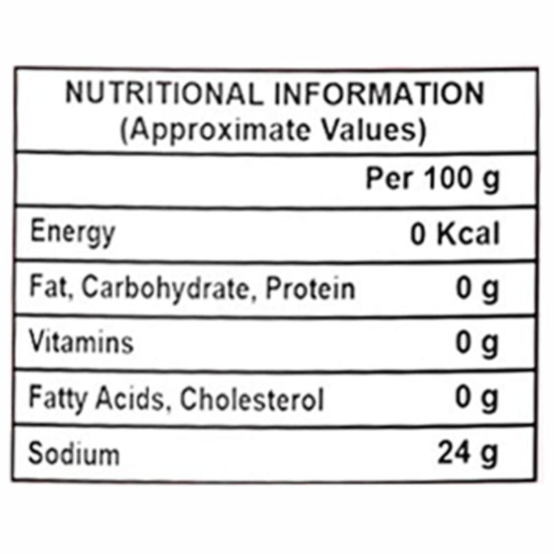 organic salt nutrition