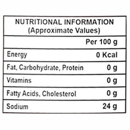 organic salt nutrition