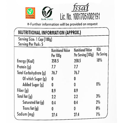 Health Fields Organic Ragi Atta 500 gm | Ragi Flour