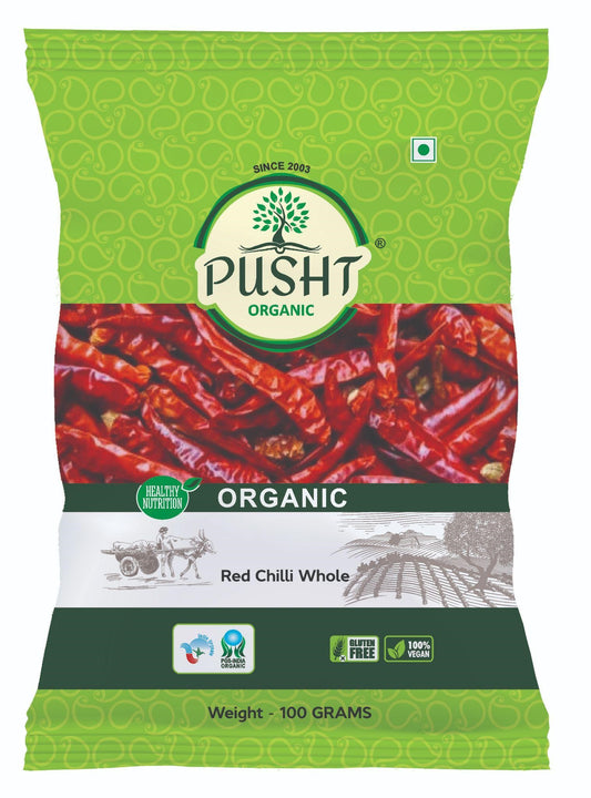 Pusht Organic Red chilli whole